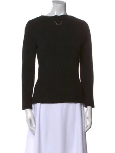 Pre-owned Louis Vuitton 2023 Wool Sweater In Black