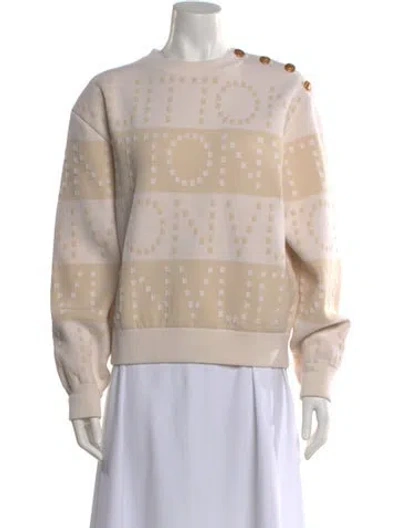 Pre-owned Louis Vuitton 2023 Wool Sweater In Neutral