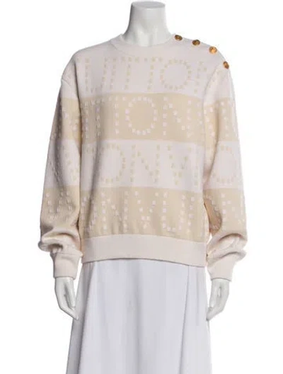 Pre-owned Louis Vuitton 2023 Wool Sweatshirt In Neutral