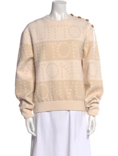 Pre-owned Louis Vuitton 2023 Wool Sweatshirt W/ Tags In Neutral