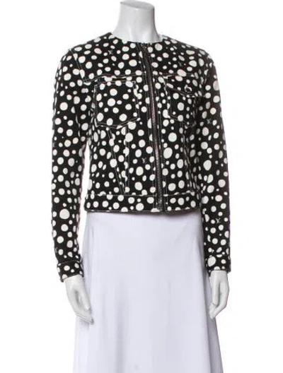 Pre-owned Louis Vuitton 2023 X Yayoi Kusama Evening Jacket In Black