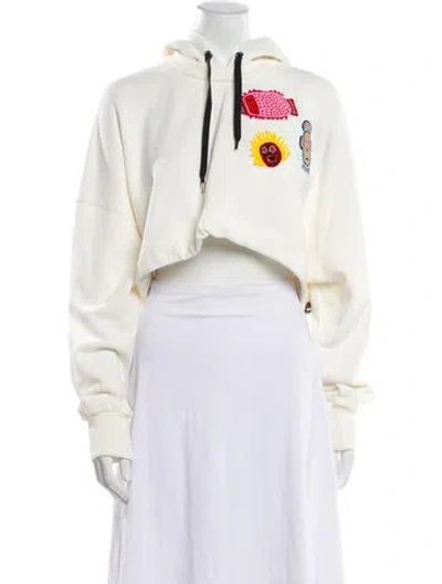Pre-owned Louis Vuitton 2023 X Yayoi Kusama Sweatshirt In White