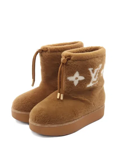 Pre-owned Louis Vuitton 2024 Aspen Line Boots In Brown