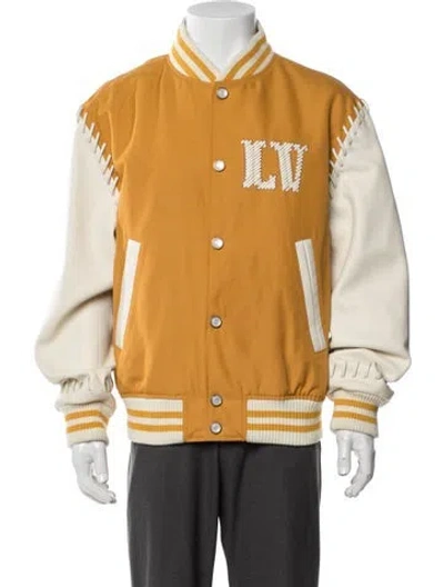 Pre-owned Louis Vuitton 2024 Bomber Jacket In Yellow