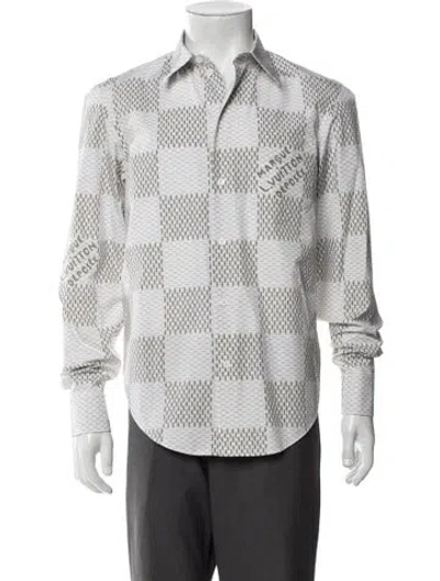Pre-owned Louis Vuitton 2024 Damier Shirt In Multi