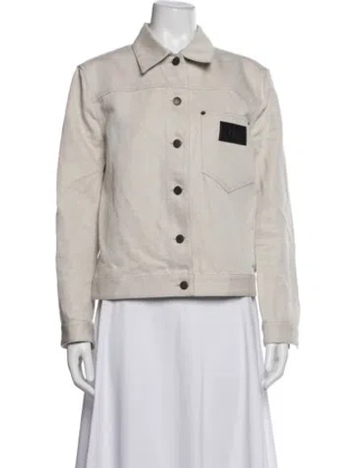 Pre-owned Louis Vuitton 2024 Denim Jacket In Neutrals