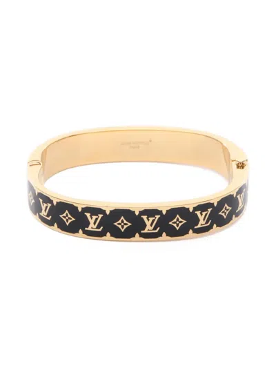 Pre-owned Louis Vuitton 2024 Enamel Monogram Bangle Bracelet