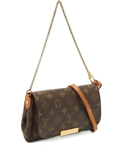 Pre-owned Louis Vuitton 2024 Favorite Monogram Chain Bag In Brown