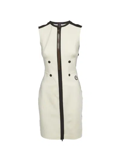 Pre-owned Louis Vuitton 2024 Fitted Mini Dress In White