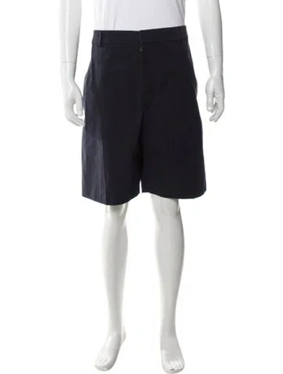 Pre-owned Louis Vuitton 2024 Flat Front Shorts In Blue