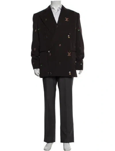Pre-owned Louis Vuitton 2024 'henry Taylor' Blazer In Brown