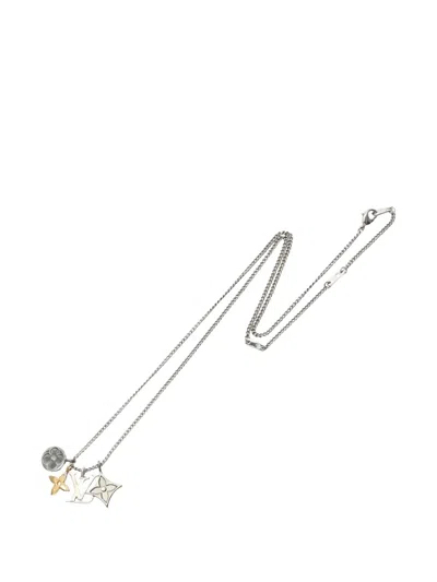 Pre-owned Louis Vuitton 2024 Instinct Pendant Necklace In Silver