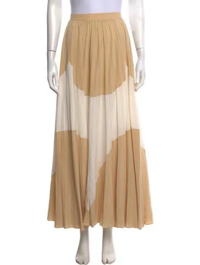 Pre-owned Louis Vuitton 2024 Long Skirt In Gold