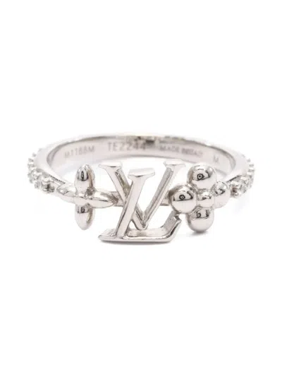 Pre-owned Louis Vuitton 2024 Lv Iconic Rhinestone Flower Ring