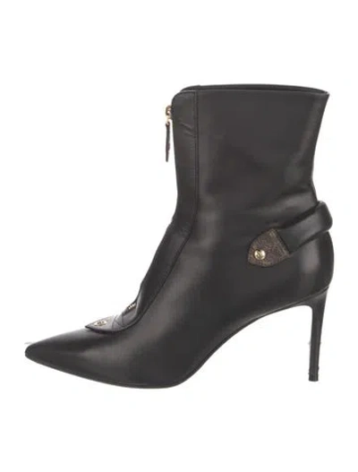 Pre-owned Louis Vuitton 2024 Lv Monogram Boots In Black