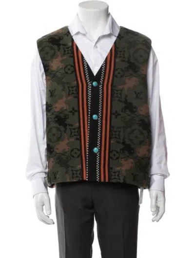 Pre-owned Louis Vuitton 2024 Lv Monogram Vest In Green
