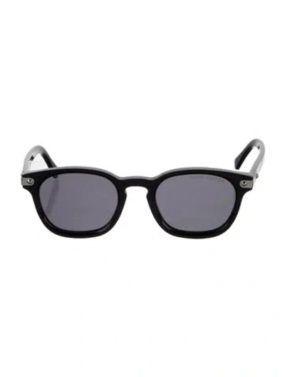 Pre-owned Louis Vuitton 2024 Lv Signature Round Sunglasses In Black