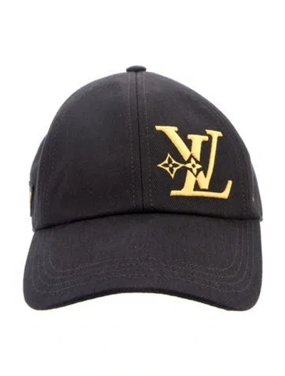 Pre-owned Louis Vuitton 2024 Lv Smash Baseball Cap In Black