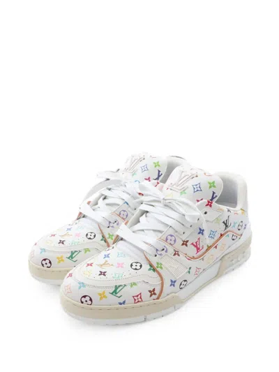 Pre-owned Louis Vuitton 2024 Lv X Tm Lv Trainer-line Sneakers In White