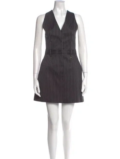 Pre-owned Louis Vuitton 2024 Mini Dress In Gray