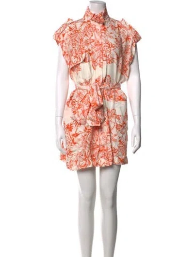 Pre-owned Louis Vuitton 2024 Mini Dress In Orange