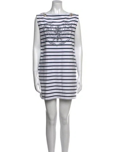 Pre-owned Louis Vuitton 2024 Mini Dress In White