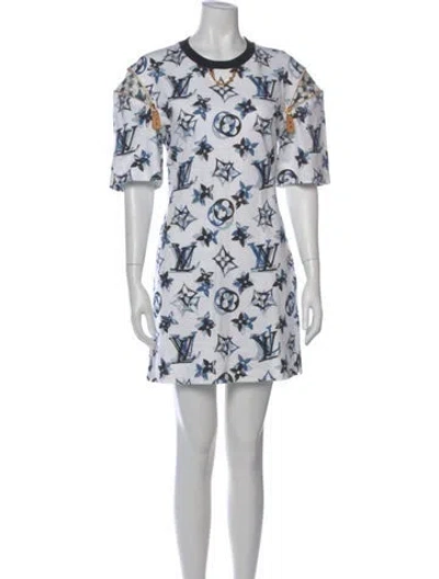 Pre-owned Louis Vuitton 2024 Mini Dress In White