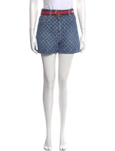 Pre-owned Louis Vuitton 2024 Mini Shorts In Blue