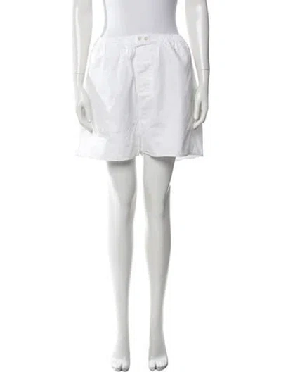 Pre-owned Louis Vuitton 2024 Mini Shorts In White