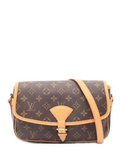 Pre-owned Louis Vuitton 2024 Monogram Buckle Sologne Shoulder Bag In Brown