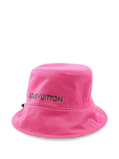 Pre-owned Louis Vuitton 2024 Monogram Infinity Bucket Hat In Pink