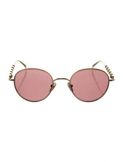 Pre-owned Louis Vuitton 2024 My Lv Chain Sunglasses In Gold