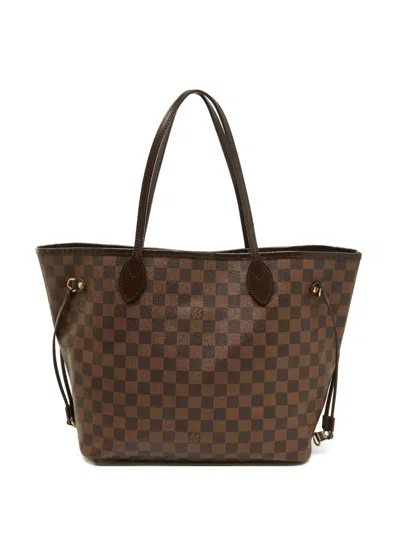 Pre-owned Louis Vuitton 2024 Neverfull Mm Tote Bag In Brown