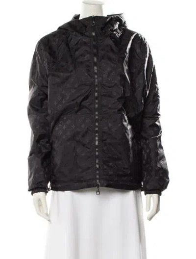 Pre-owned Louis Vuitton 2024 Nylon Jacket In Black