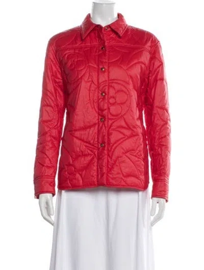 Pre-owned Louis Vuitton 2024 Patterned Jacket In Red