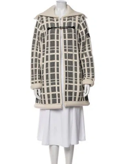 Pre-owned Louis Vuitton 2024 Plaid Print Sweater W/ Tags In Neutral