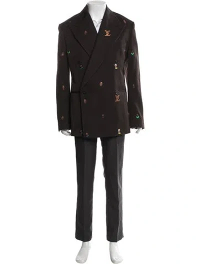 Pre-owned Louis Vuitton 2024 Portrait Blazer In Brown