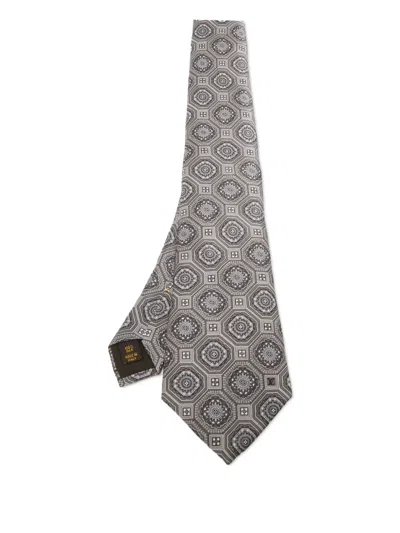 Pre-owned Louis Vuitton 2024 Quatrefoil Silk Tie