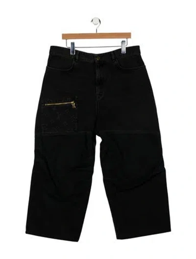 Pre-owned Louis Vuitton 2024 Relaxed Fit Jeans In Black