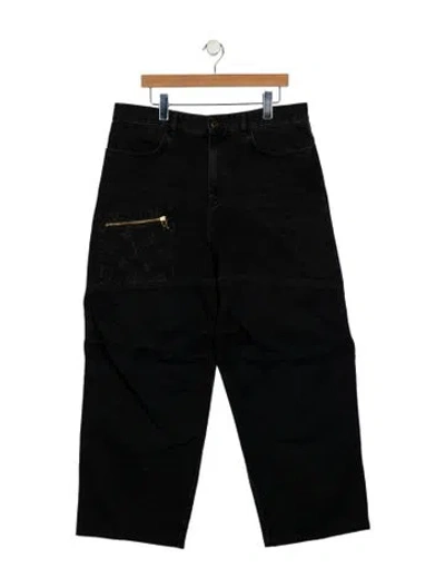 Pre-owned Louis Vuitton 2024 Relaxed Fit Jeans In Black