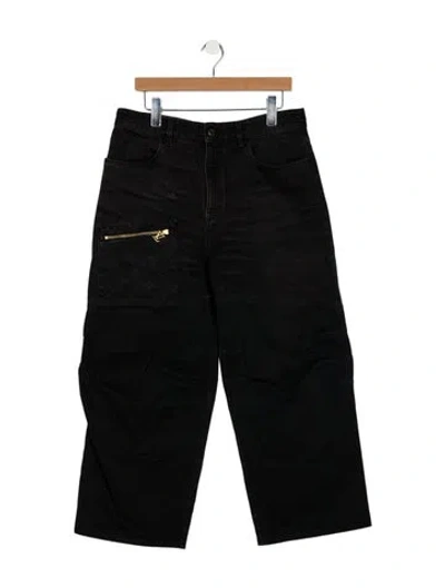Pre-owned Louis Vuitton 2024 Relaxed Fit Jeans In Black