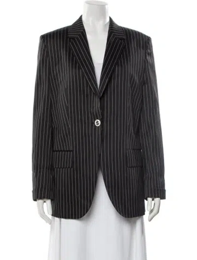 Pre-owned Louis Vuitton 2024 Silk Blazer In Black