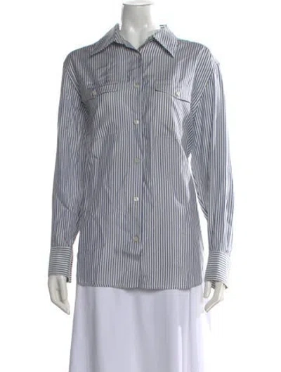 Pre-owned Louis Vuitton 2024 Silk Button-up Top In Multi