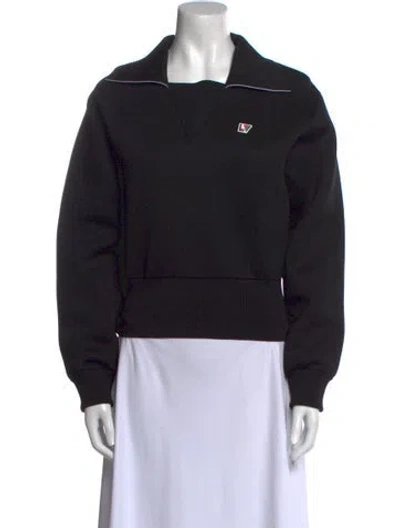 Pre-owned Louis Vuitton 2024 Silk Sweatshirt W/ Tags In Black