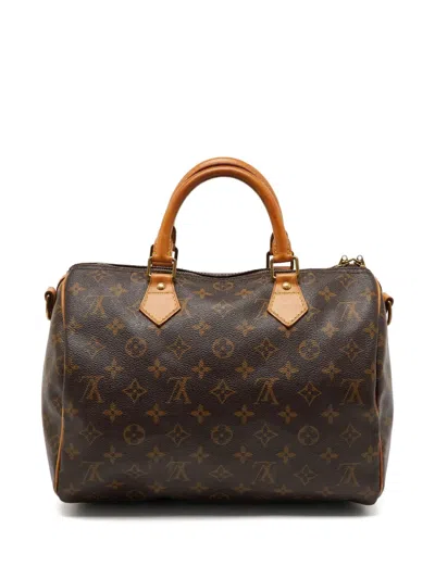 Pre-owned Louis Vuitton 2024 Speedy Bandoulière Tote Bag In Brown