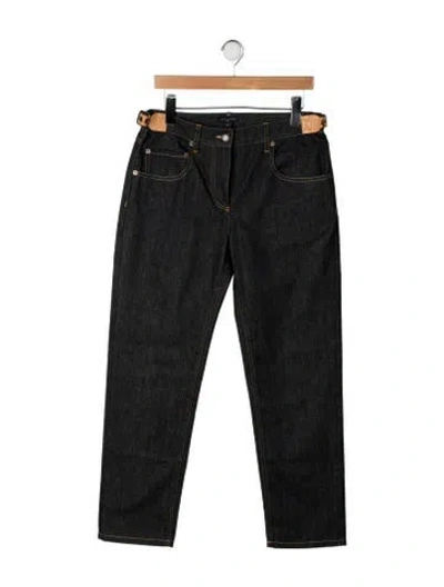 Pre-owned Louis Vuitton 2024 Straight Leg Jeans In Black