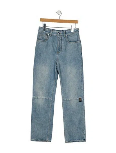 Pre-owned Louis Vuitton 2024 Straight Leg Jeans In Blue