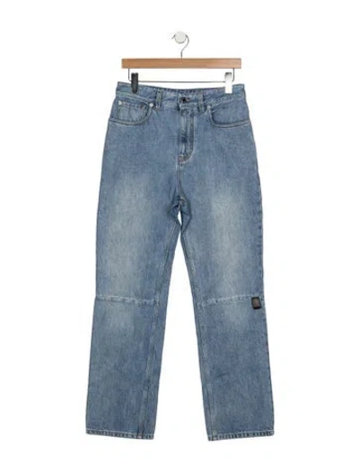 Pre-owned Louis Vuitton 2024 Straight Leg Jeans In Blue