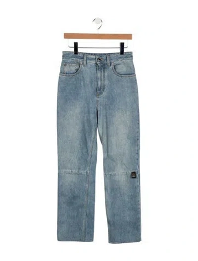 Pre-owned Louis Vuitton 2024 Straight Leg Jeans In Blue