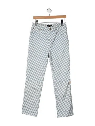 Pre-owned Louis Vuitton 2024 Straight Leg Jeans In Blue